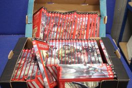 TWO TRAYS OF MARVEL MIGHTIEST HEROES NOVELS VOLUMES 1-58 MISSING VOLUME 7 (Trays not included)