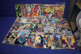 A COLLECTION OF SUPERMAN COMICS
