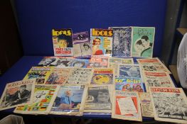 A COLLECTION OF MUSIC AND FILM RELATED MAGAZINES