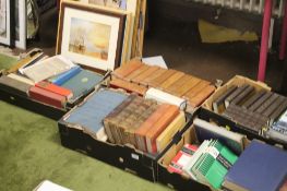 FIVE TRAYS OF BOOKS, to include government related books