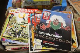 A TRAY OF 2000 Ad comics featuring Judge Dredd