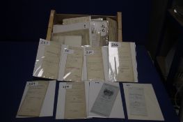 A COLLECTION OF VINTAGE LEGAL DOCUMENTS, to include a selection relating to the Manor of Costessey