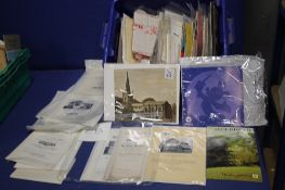 A TRAY OF ASSORTED EPHEMERA, to include certificates, photographs etc