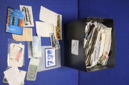 A TRAY OF ASSORTED EPHEMERA, to include postcards, letters, reciepts etc