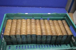 A SET OF THIRTEEN NICELY BOUND SIR WALTER SCOTT WAVERLEY NOVELS, published by Nimmo, Hay & Mitchell,