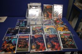 A TRAY OF CLIFF HANGER COMICS, to include Battle Chasers, Crimson, together with a collection of
