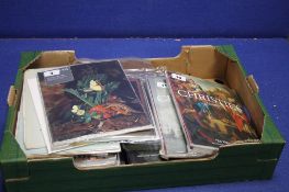 A TRAY OF AUCTION CATALOGUES, to include Christies, Bonhams etc mainly 2003,2004