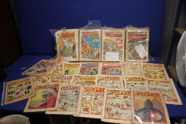 A COLLECTION OF WIZARD COMICS, to include 1972
