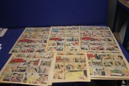 TWENTY SEVEN ISSUES OF THE WEEKEND COMIC, supplied with the advertising journal Alabama-Usa 1970