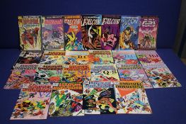 A COLLECTION OF MARVEL COMICS, to include Nightmas and Falcon etc