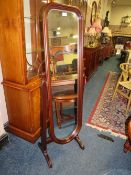 A MODERN CHEVAL MIRROR