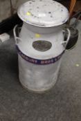 A CADBURY BROS LTD VINTAGE MILK CHURN