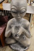 A LARGE SHOP DISPLAY ALIEN FIGURE - APPROX 3ft 5 