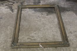 A VINTAGE GILT FRAME - REBATE 69 X 84 CM