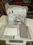 A CASED BERNINA SPORT 801 SEWING MACHINE - HOUSE CLEARANCE