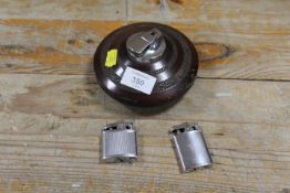 THREE VINTAGE RONSON CIGARETTE LIGHTERS