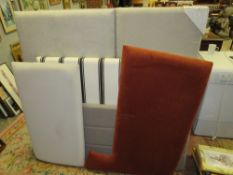A COLLECTION OF MODERN UPHOLSTERED HEADBOARDS