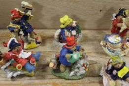 SIX ROYAL DOULTON PADDINGTON BEAR FIGURES