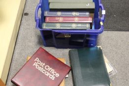 A COLLECTION OF ASSORTED VINTAGE POSTCARDS CONTAINED IN EIGHT ALBUMS- VARIOUS TOPICS AND PERIODS