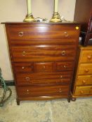 A STAG MINSTREL SEVEN DRAWER CHEST