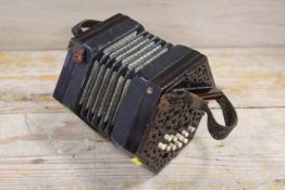 A VINTAGE LACHENAL CONCERTINA