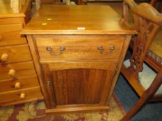 A MAHOGANY MUSIC CENTRE CABINET