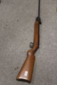 A VINTAGE AIR RIFLE MARKED 'THE ORIGINAL'
