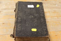 A FAMILY BIBLE DATED 19TH FEB 1835