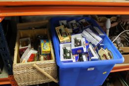 TWO TRAYS OF ASSORTED DIE CAST VEHICLES TO INCLUDE DAYS GONE BY, CORGI ETC