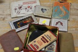 A QUANTITY OF COLLECTABLES TO INCLUDE MILITARY ALUMINIUM SWEETHEART TYPE CIGARETTE CASES,