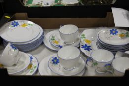 THREE TRAYS OF ASSORTED CERAMICS AND TEAWARE TO INCLUDE AYNSLEY, GRAFTON ETC