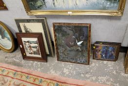 A SELECTION OF PICTURES AND PRINTS TO INCLUDE MYSTICAL EXAMPLES