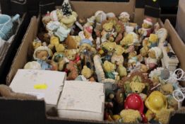 A TRAY OF ASSORTED CHERISHED TEDDIES FIGURES