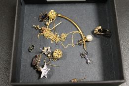 A SMALL QUANTITY OF EARRINGS ETC