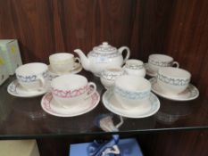 A MODERN MOORCROFT 'BIRDS' TRIAL PATTERN TEA SET