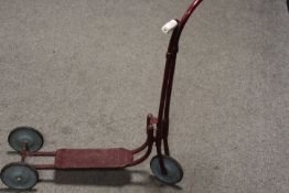 A VINTAGE TRIANG METAL SCOOTER