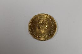 A QUEEN ELIZABETH II FULL SOVEREIGN DATED 1976