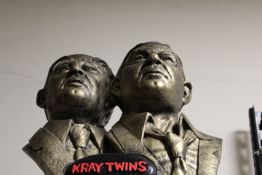 A LARGE KRAY TWINS BUST