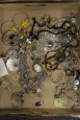A LARGE BOX OF COSTUME JEWELLERY