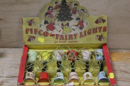 A ORIGINAL BOXED SET OF PIFCO ELECTRIC 'NURSERY RHYME' FAIRY LIGHTS