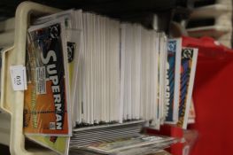 A TRAY OF DC SUPERMAN COMICS, to include issues 5, from 1987 issue 11, 32, 35, 38 etc (TRAY NOT