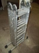 A FOLD AWAY ALUMINIOUM LADDER