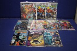 A COLLECTION OF MALIBU STRANGERS COMICS, to include 3 copies of Ultraverse and The Strangers issue