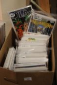 A BOX OF DC COMICS, to include Vamps, Black Lightning, Krypton, Slash Maraud, Warlord, Millenium