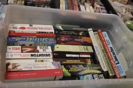 A BOX OF MILITARY BOOKS