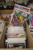 A TRAY OF MARVEL COMICS, to include Unleashed, Crossing Midnight etc