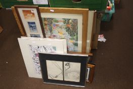 A QUANTITY OF ASSORTED PICTURES AND PRINTS