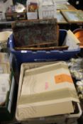 TWO TRAYS OF ASSORTED SUNDRIES AND CERAMICS (TRAY/S NOT INCLUDED)