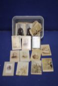 A QUANTITY OF VICTORIAN CABINET PHOTOGRAPHS