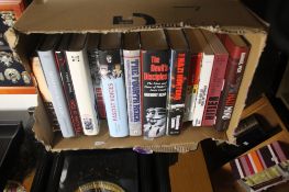 A BOX OF MILITARY TYPE BOOKS